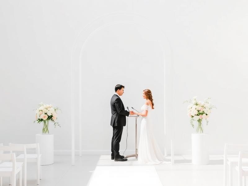 Modern Minimal Wedding Website